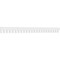 Ekena Millwork Elizabeth Architectural Grade PVC Dentil Trim, 6"H x 1"P x 92"L DENP06ELZ00 - alternate 1